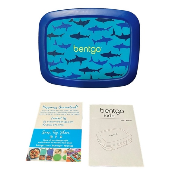 NIB Kid’s Shark Bentgo Lunchbox - Picture 1 of 11